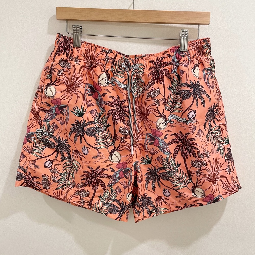 Boardies Peach Graphic Swim Trunks Bottoms
